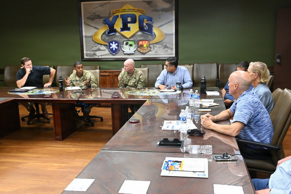 State commerce officials impressed by U.S. Army Yuma Proving Ground's capabilities
