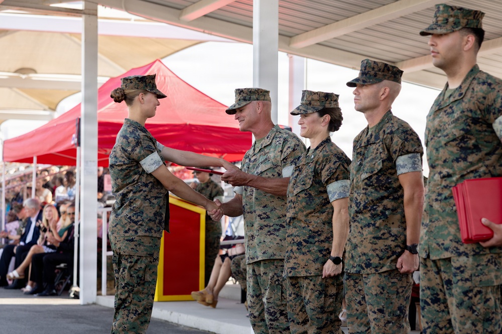 Gen. Gering participates as a guest speaker for Officer Candidates Course 252 graduation ceremony