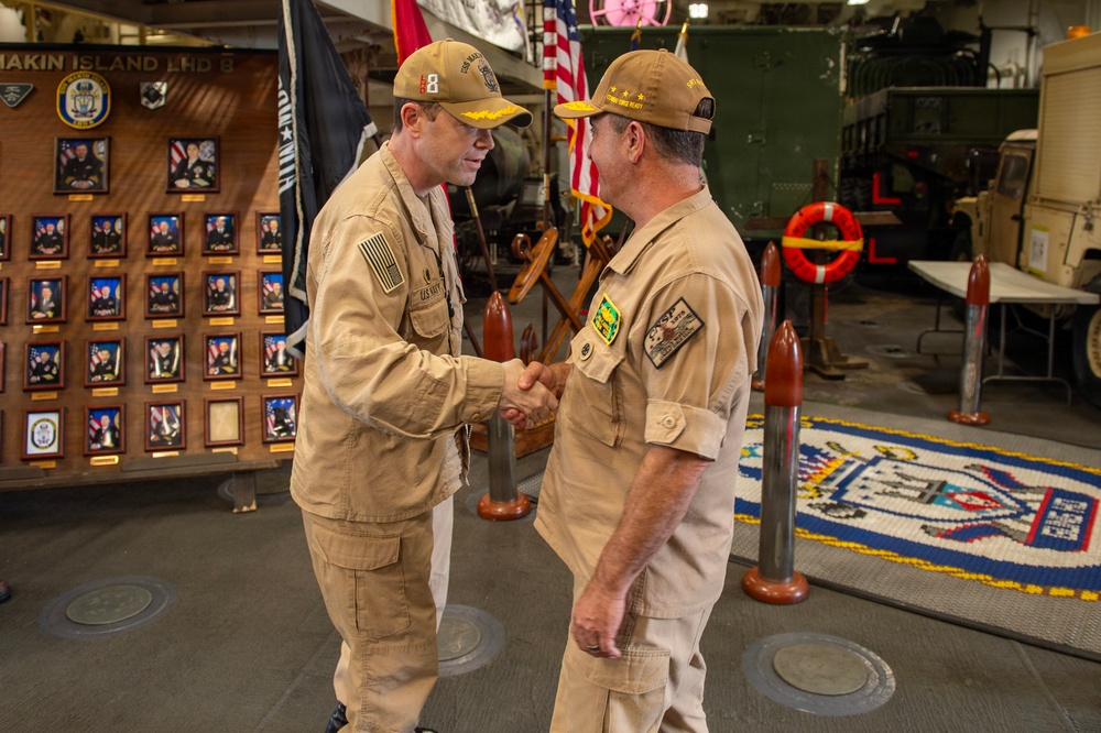 SWOBOSS Visits USS Makin Island