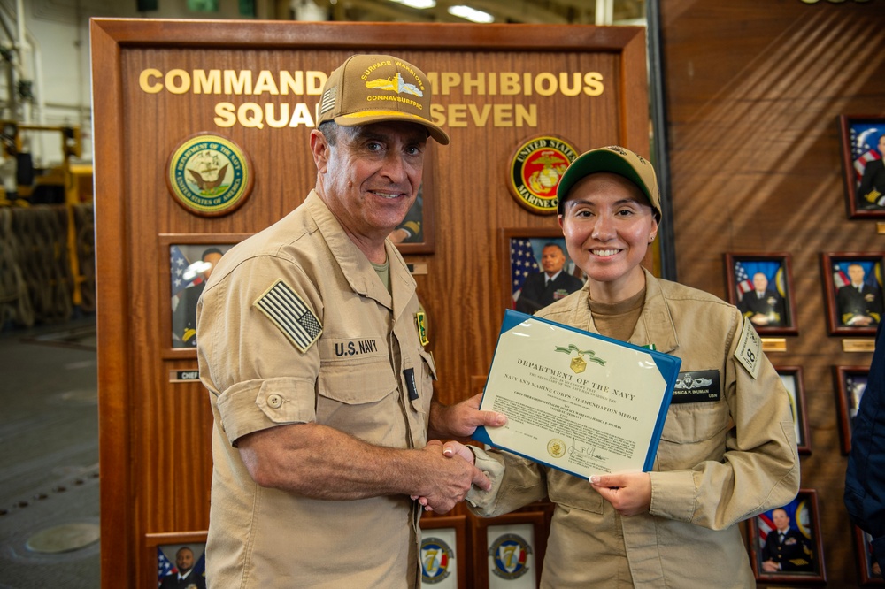 SWOBOSS Visits USS Makin Island