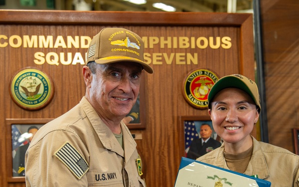 SWOBOSS Visits USS Makin Island