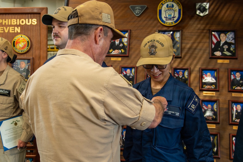SWOBOSS Visits USS Makin Island