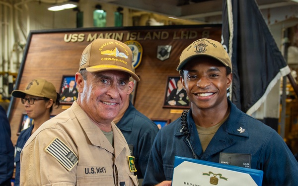 SWOBOSS Visits USS Makin Island