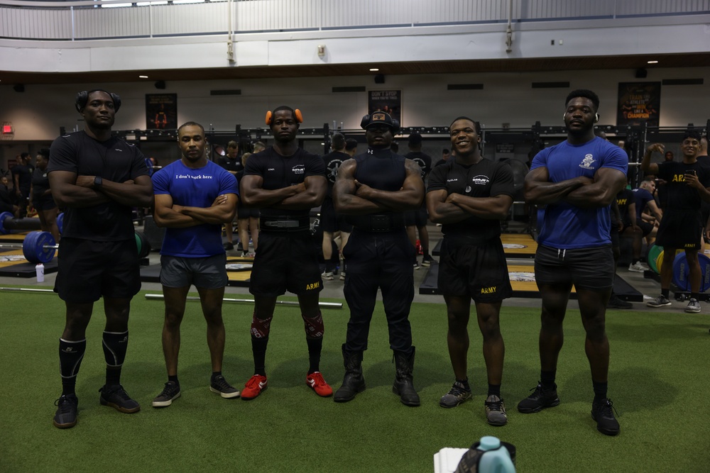 U.S. Army Powerlifting competition