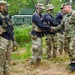 2-107th Cavalry Regiment Soldiers train with Serbian Armed Forces members during combat readiness exercise