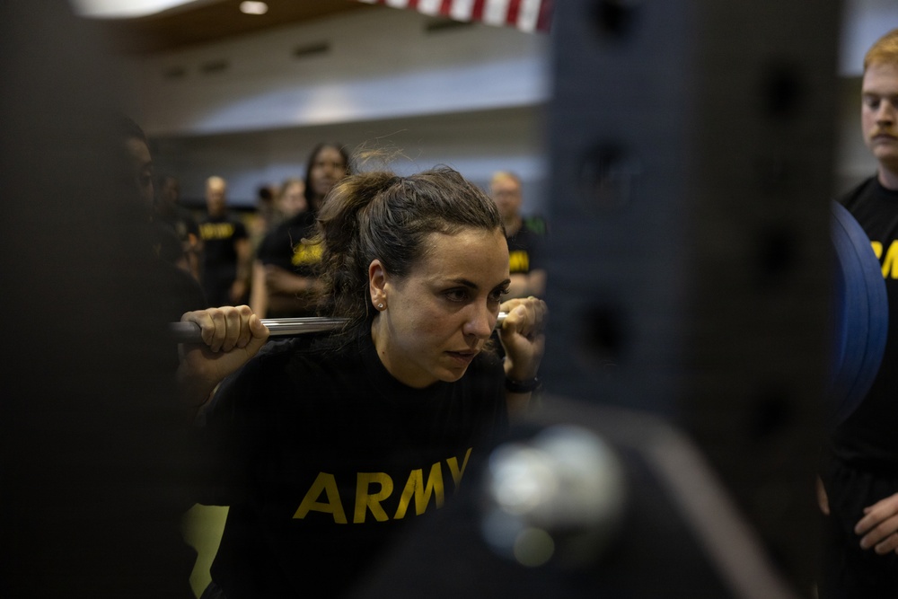 U.S. Army Powerlifting competition