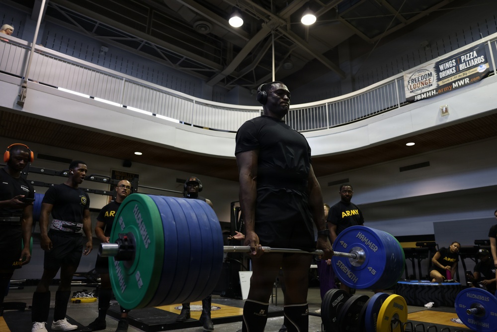 U.S. Army Powerlifting competition