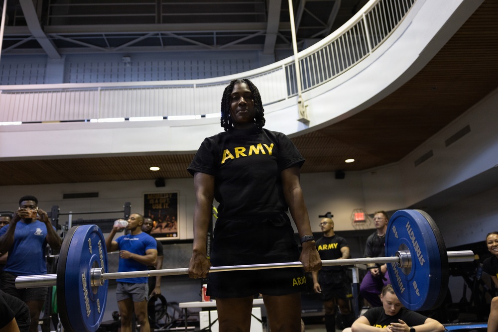 U.S. Army Powerlifting competition