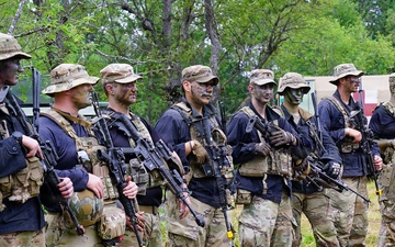 2-107th Cavalry Regiment Soldiers train with Serbian Armed Forces members during combat readiness exercise