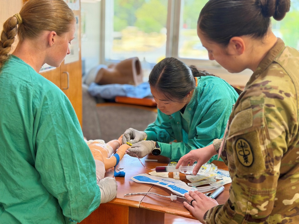 Army Nurse Summer Training Program prepares future military nurses through immersive training at Bayne-Jones Army Community Hospital