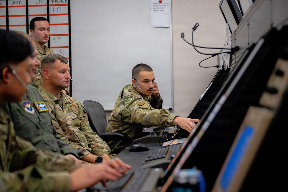 Boots on the ground: Altus command team sees firsthand how Air Traffic Control leads from the tower in a hands-on immersion tour