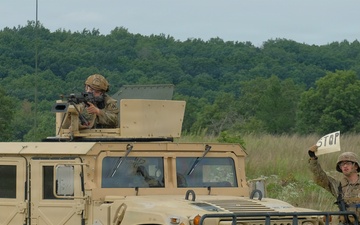 1367th Military Police road block