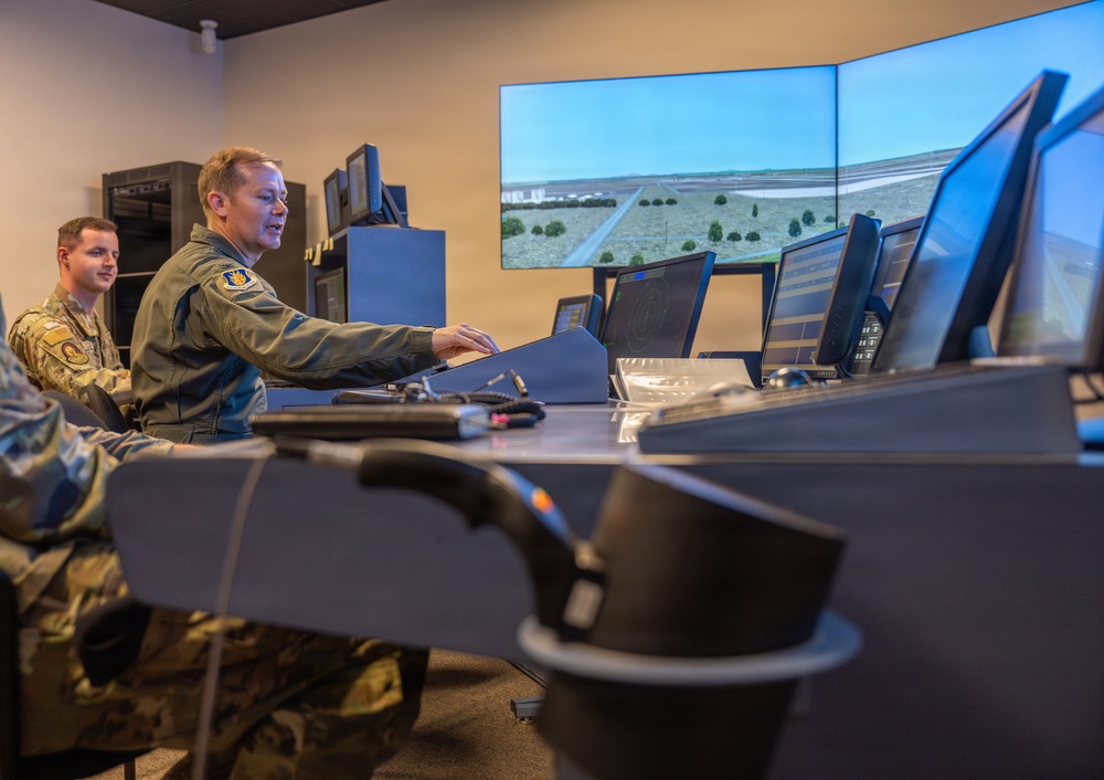 Boots on the ground: Altus command team sees firsthand how Air Traffic Control leads from the tower in a hands-on immersion tour