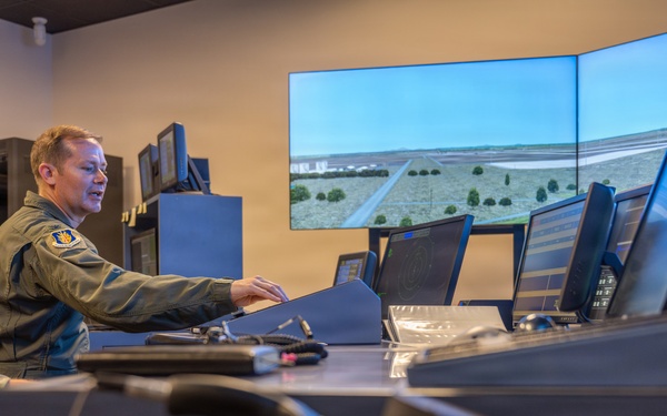 Boots on the ground: Altus command team sees firsthand how Air Traffic Control leads from the tower in a hands-on immersion tour