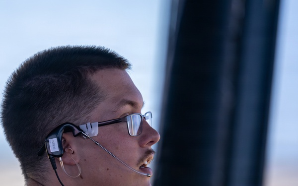 Boots on the ground: Altus command team sees firsthand how Air Traffic Control leads from the tower in a hands-on immersion tour