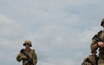 1367th Military roadblock training