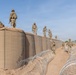 591st Engineer Company places Concertina Wire on top of HESCO barriers at NDA 2