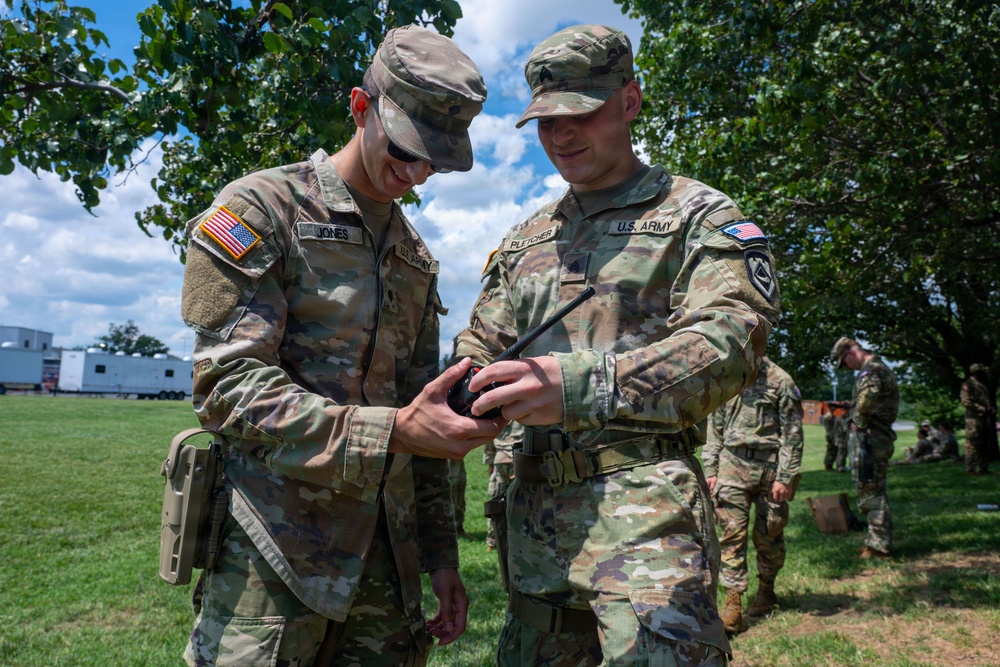 JTF-DC West Virginia National Guardsmen conduct radio etiquette training