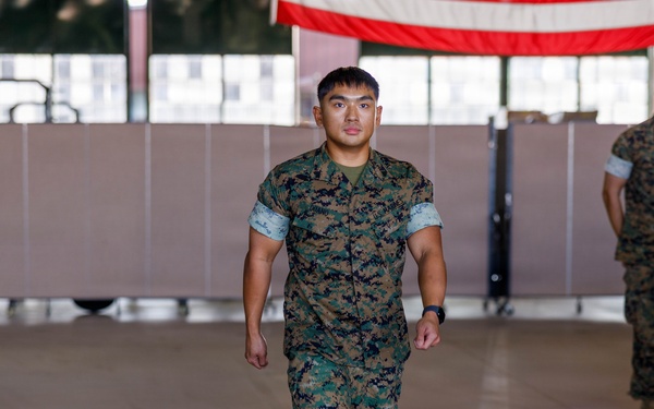 U.S. Marine Corps Cpl. Johnhaywar Ouano Meritoriously Promotes to Sgt.