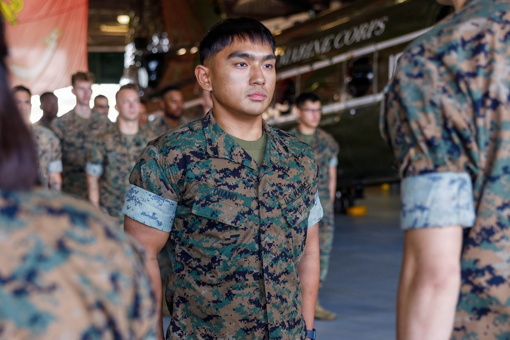 U.S. Marine Corps Cpl. Johnhaywar Ouano Meritoriously Promotes to Sgt.