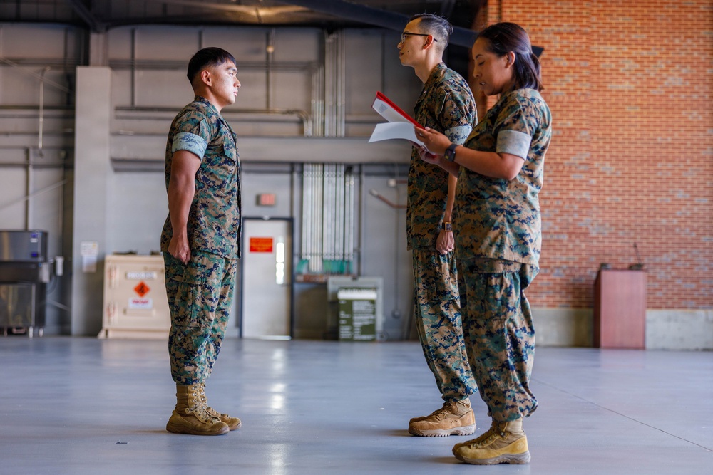 U.S. Marine Corps Cpl. Johnhaywar Ouano Meritoriously Promotes to Sgt.