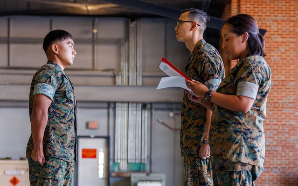 U.S. Marine Corps Cpl. Johnhaywar Ouano Meritoriously Promotes to Sgt.