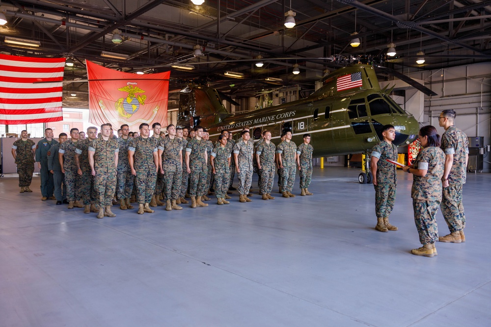 U.S. Marine Corps Cpl. Johnhaywar Ouano Meritoriously Promotes to Sgt.