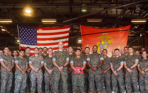 U.S. Marine Corps Cpl. Johnhaywar Ouano Meritoriously Promotes to Sgt.