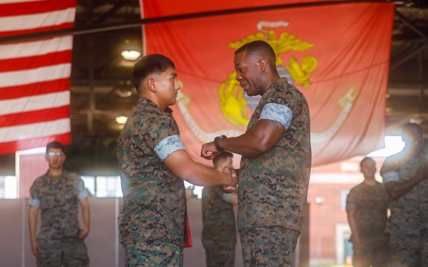 U.S. Marine Corps Cpl. Johnhaywar Ouano Meritoriously Promotes to Sgt.