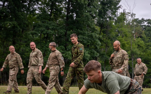 Northern Strike 26-2 | 4th Combat Readiness Regiment Marines and Partner Nations conduct the USMC Combat Fitness Test