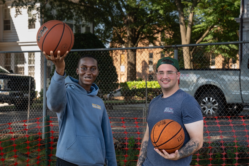 The Old Guard Fight to Command the Basketball Court During the Annual Legacy Week