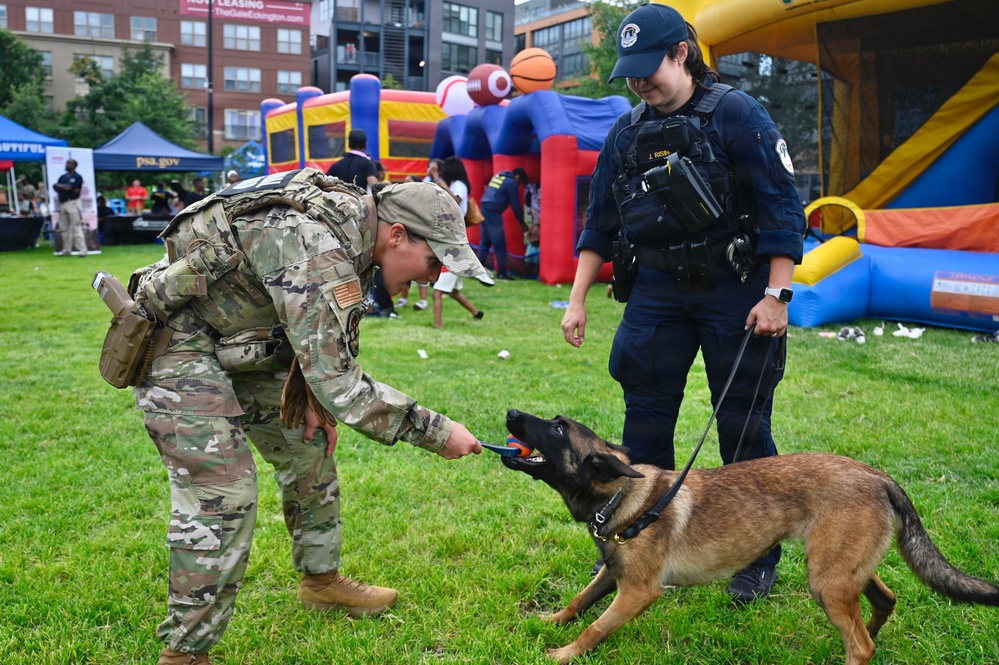 D.C. National Guard Supports National Night Out 2026
