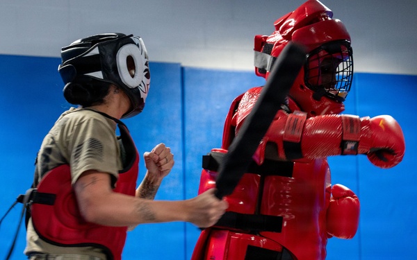 446th Security Forces conduct non-lethal combatives training
