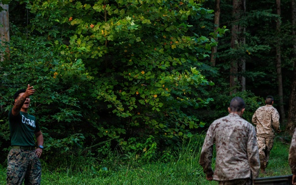 Lima Company conducts the Montford Point Challenge Course at OCS