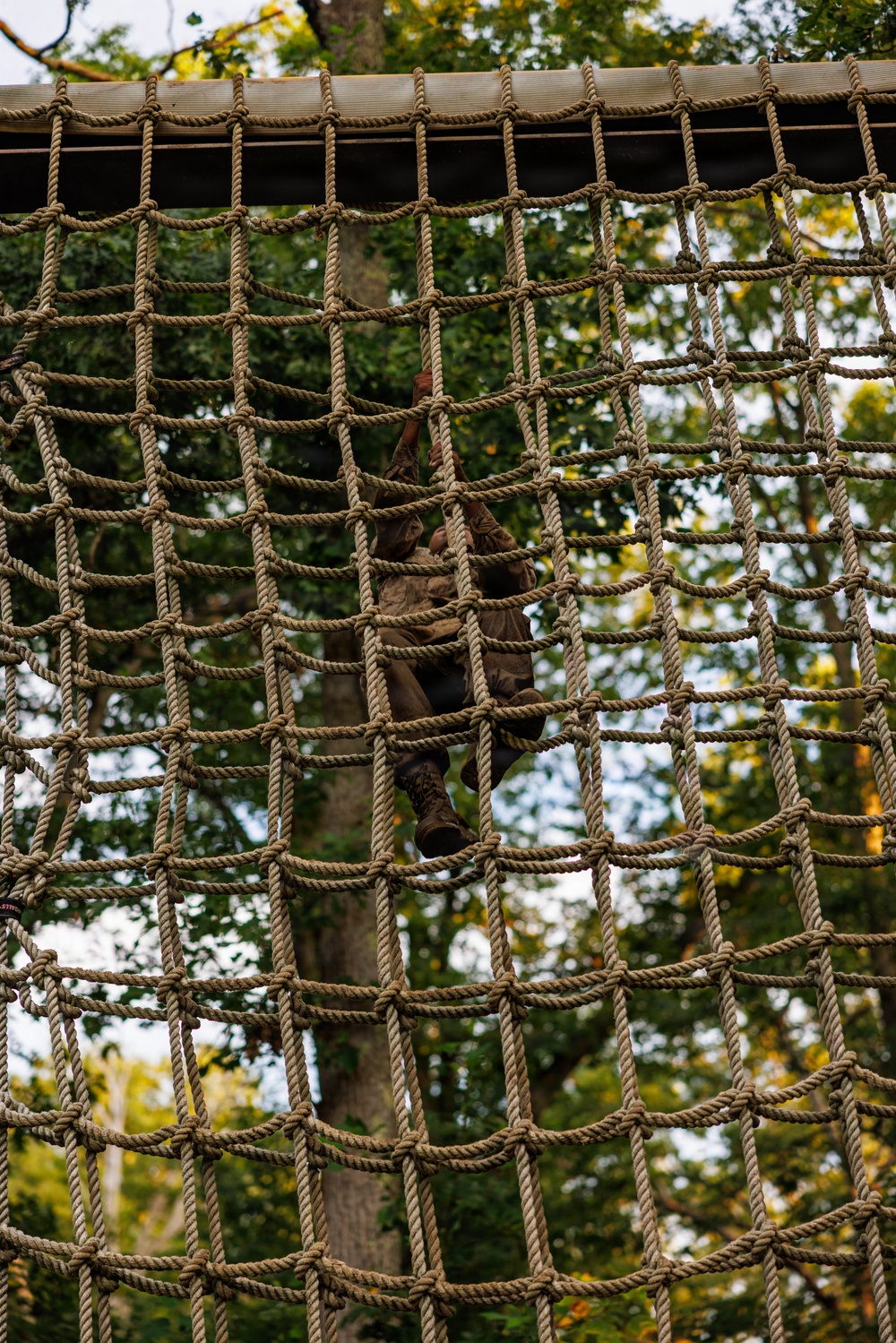 Lima Company conducts the Montford Point Challenge Course at OCS