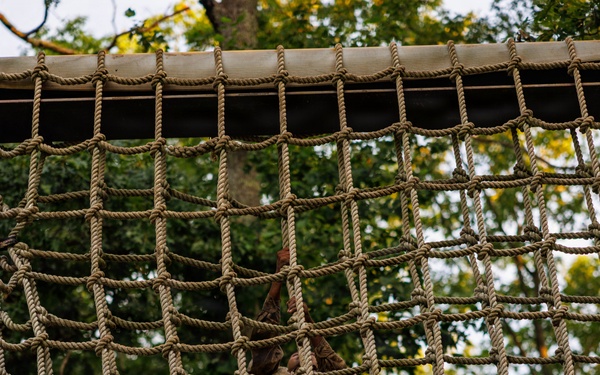 Lima Company conducts the Montford Point Challenge Course at OCS