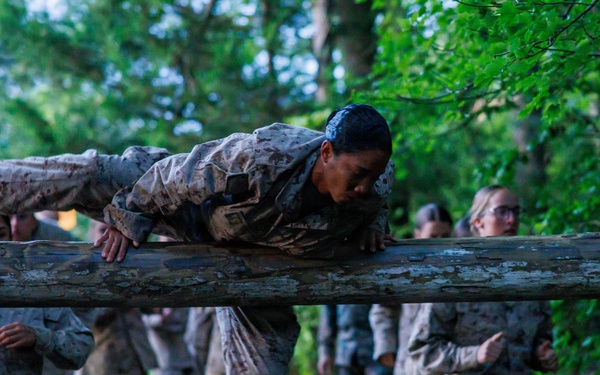 Lima Company conducts the Montford Point Challenge Course at OCS