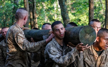 Lima Company conducts the Montford Point Challenge Course at OCS