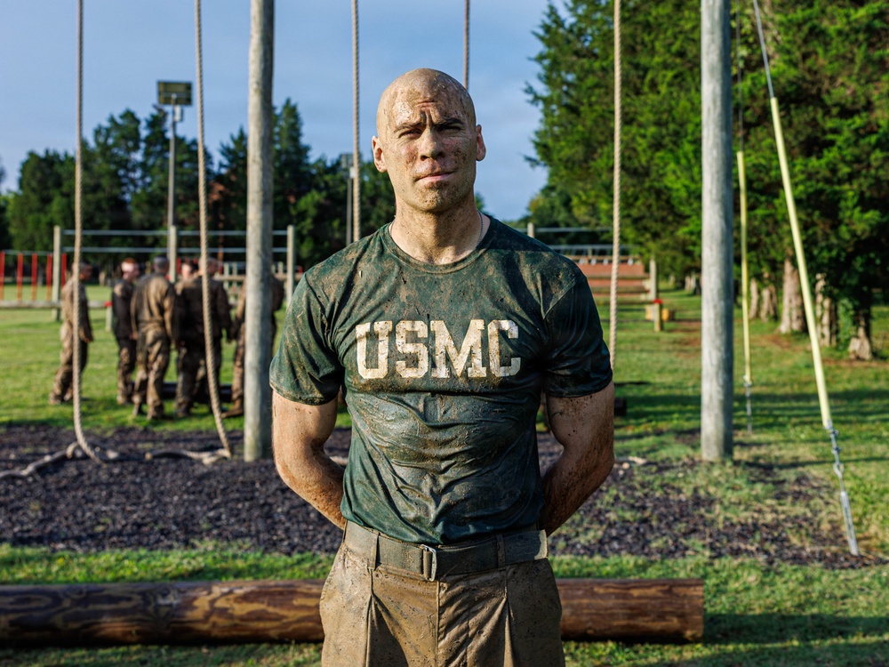 Lima Company conducts the Montford Point Challenge Course at OCS