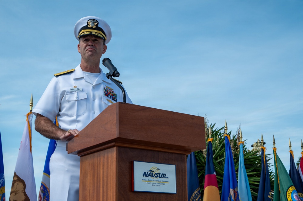 NAVSUP Fleet Logistics Center San Diego Holds Change of Command Ceremony