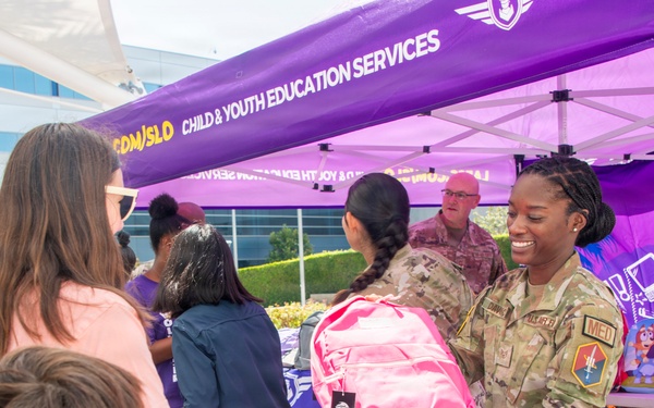 Kids receive free school supplies at LAAFB