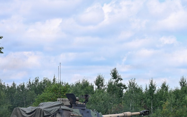 1-201 Field Artillery Performs Fire Missions at Northern Strike