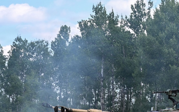 1-201 Field Artillery Performs Fire Missions at Northern Strike