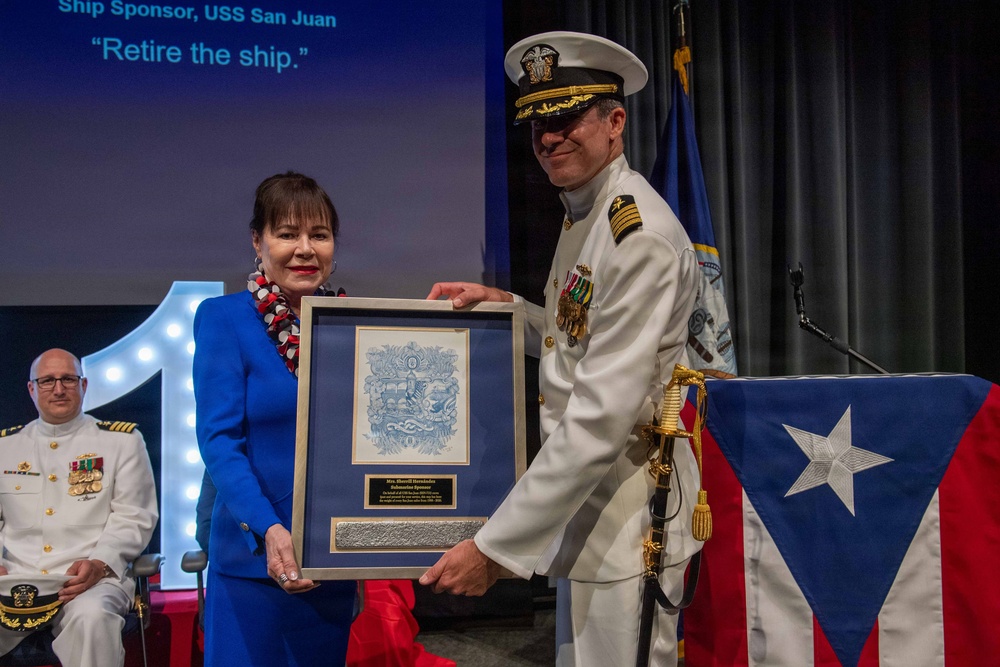 USS San Juan (SSN 751) Decommissioning Ceremony