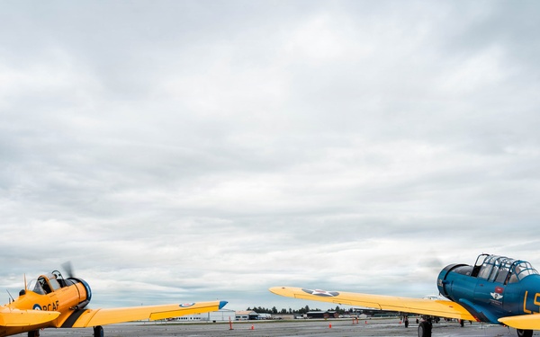 Warbirds incentive flight at Merrill Field