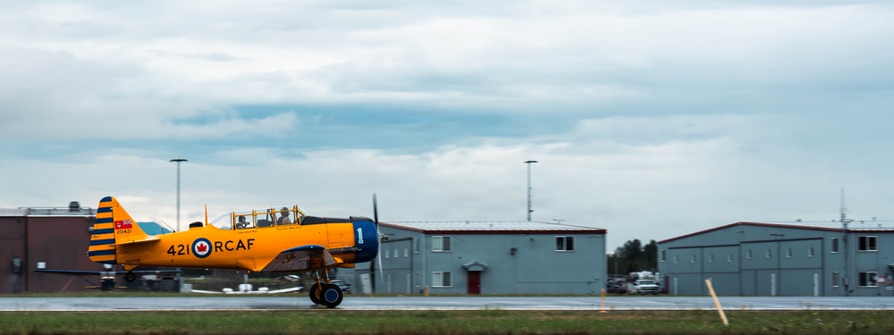 Warbirds incentive flight at Merrill Field