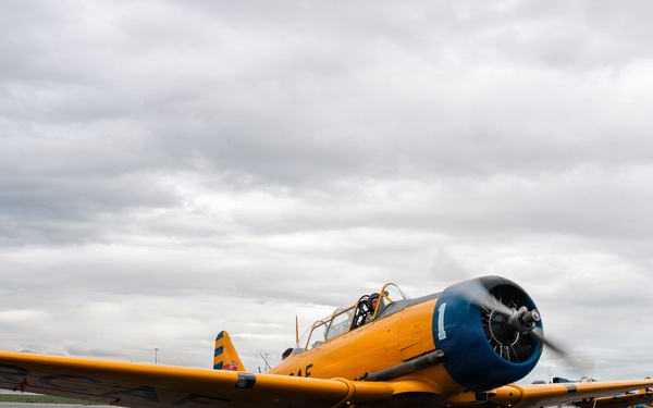 Warbirds incentive flight at Merrill Field