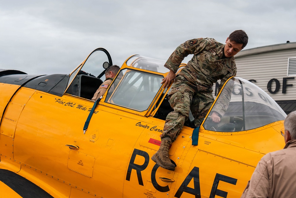 Warbirds incentive flight at Merrill Field