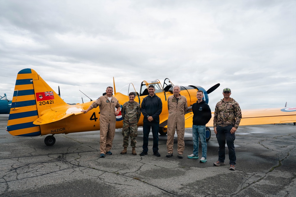 Warbirds incentive flight at Merrill Field