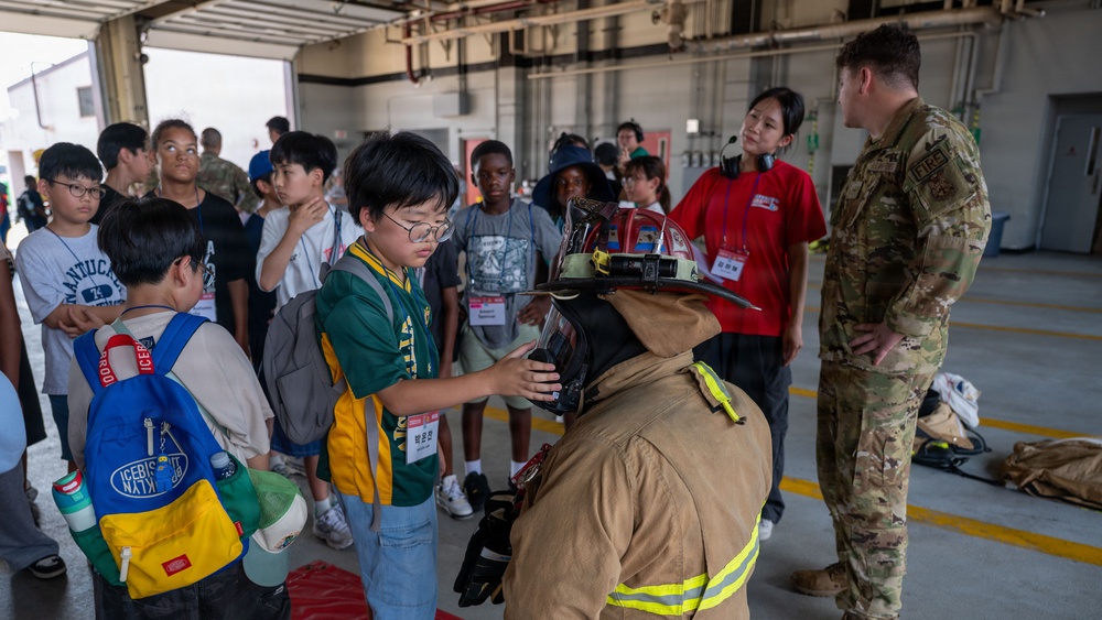 U.S., ROK students tour Osan